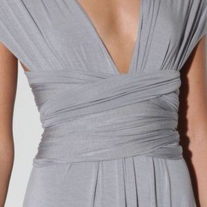 Tart light grey short infinity dress